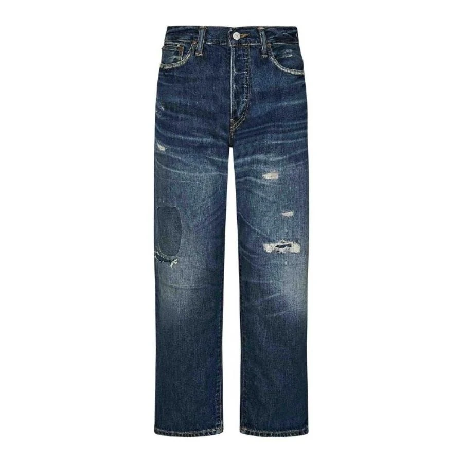 Ralph Lauren Logo Patch Straight-Leg Jeans 1