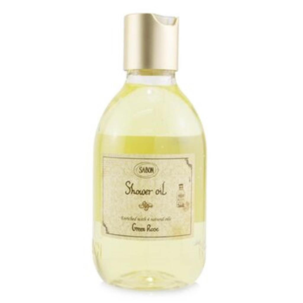 Sabon 10.5 oz Shower Oil - Green Rose Plastic Bottle