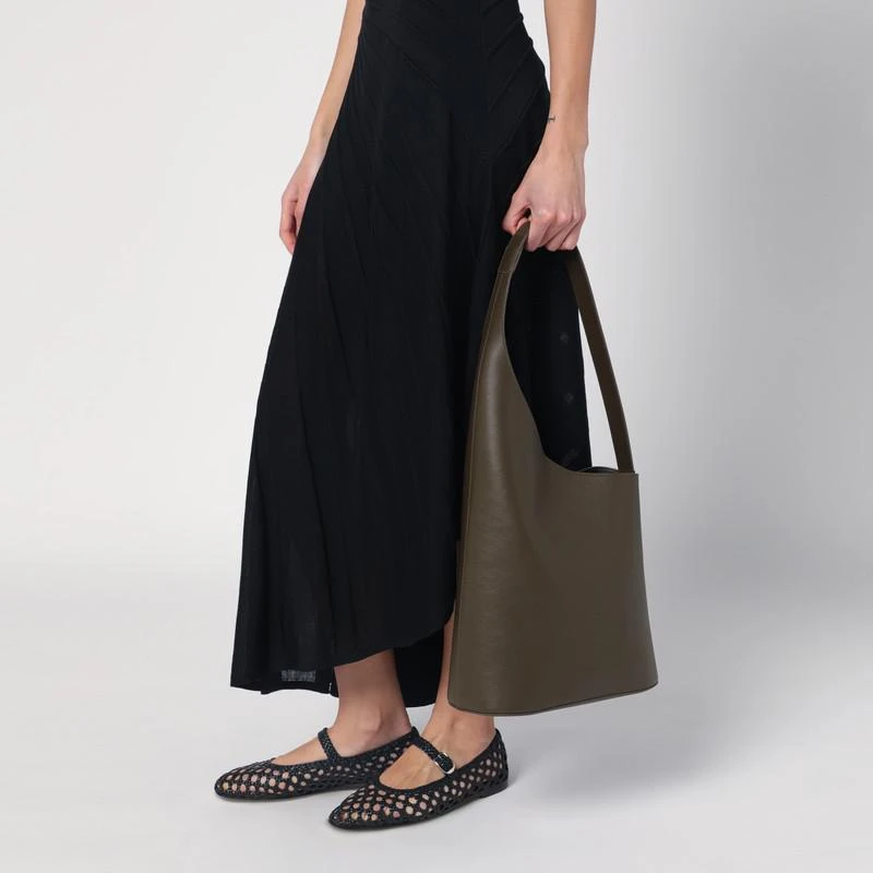 AESTHER EKME Kaki leather Lune Tote bag 2