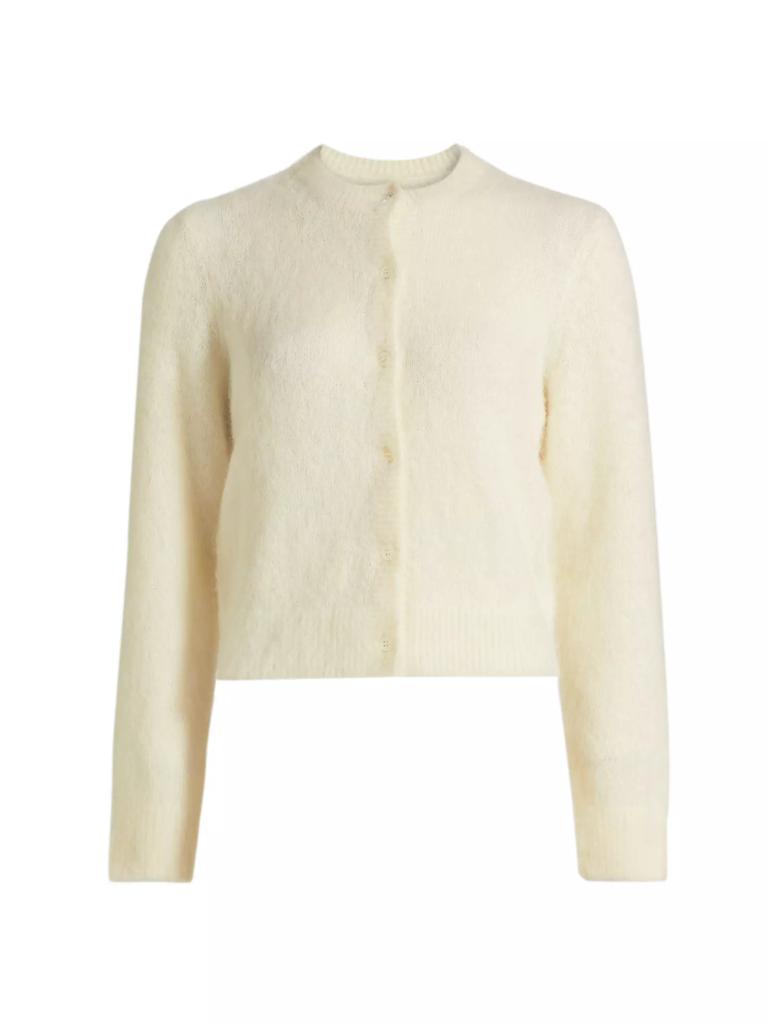 Miu Miu Miu Miu - Diamante Embroidered Mohair-Blend Cardigan