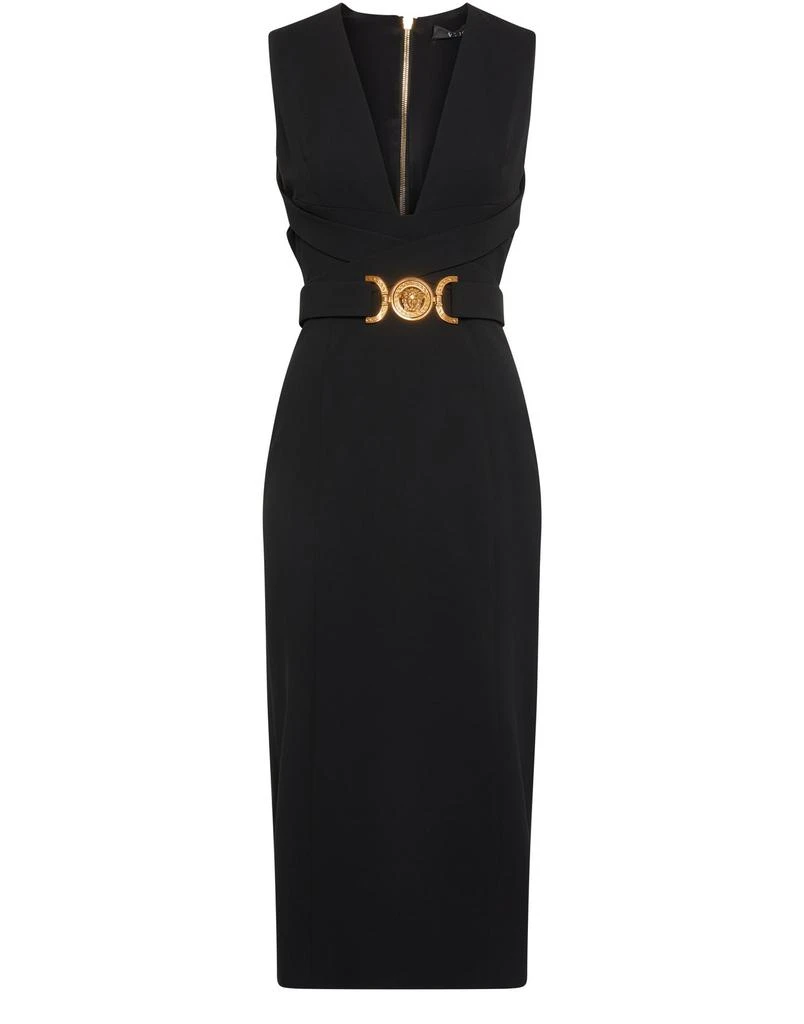 Versace Medusa Belted Dress 1