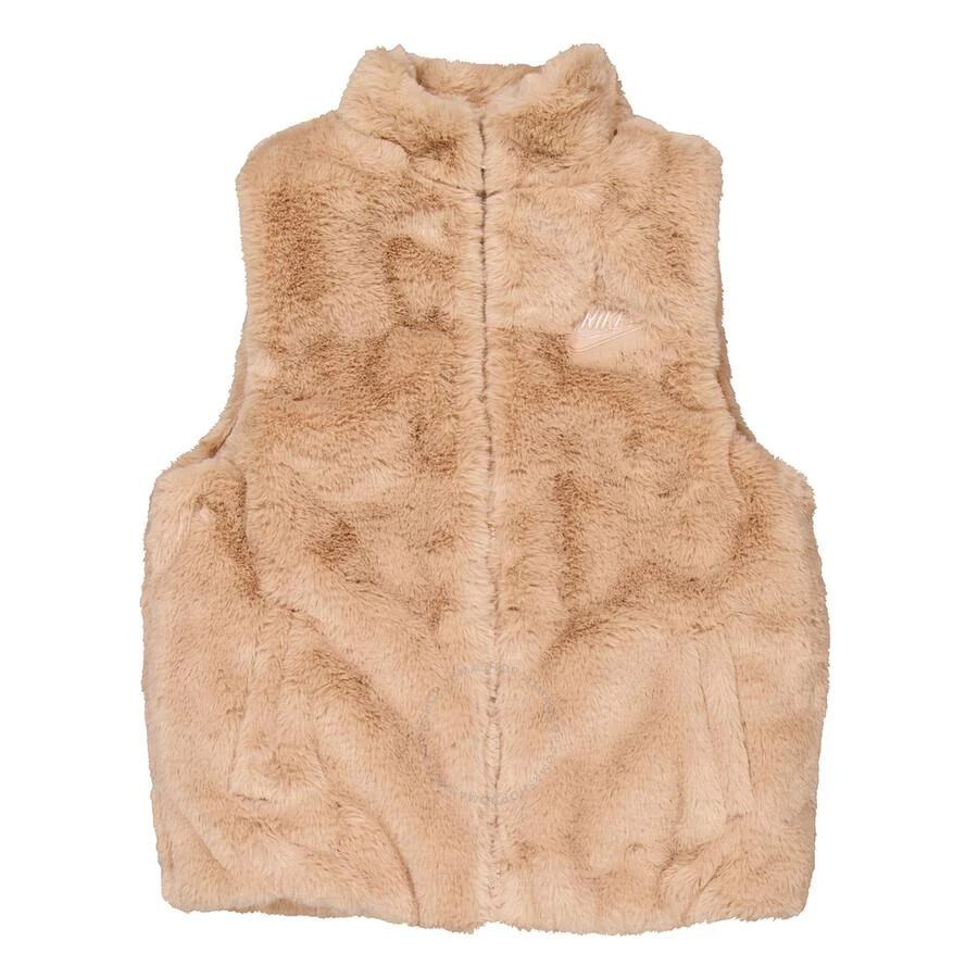 NIKE Kids Fuzzy Faux Fur Vest 1
