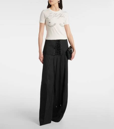 Jean Paul Gaultier Logo printed cotton jersey t-shirt 2