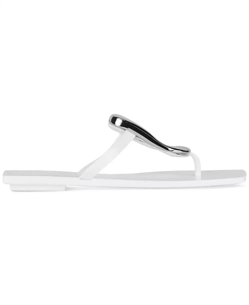Jeffrey Campbell Linques-J Embellished T-Strap Flat Jelly Sandals 2