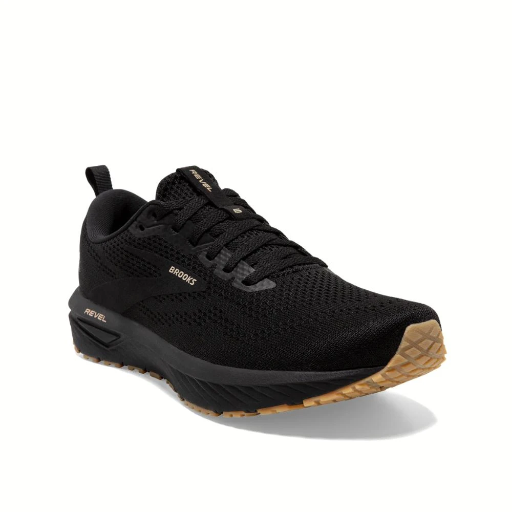 Brooks Brooks Revel 6 120386-1B-056 Sneakers Women's Black Cream Running Shoes TF6690 (Black,7.5) 3