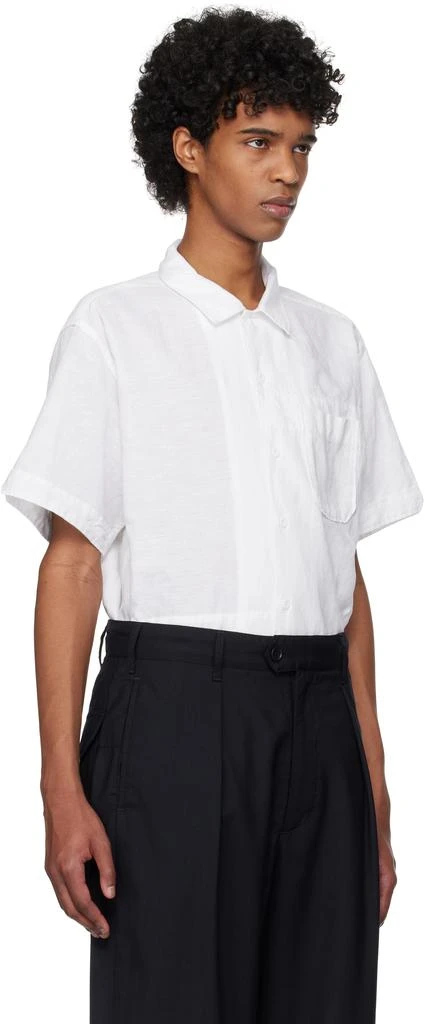 Engineered Garments White Camp Shirt 2