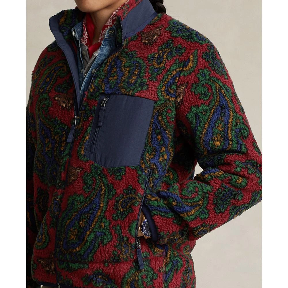 Polo Ralph Lauren Men's Paisley Fleece Jacquard Jacket 3