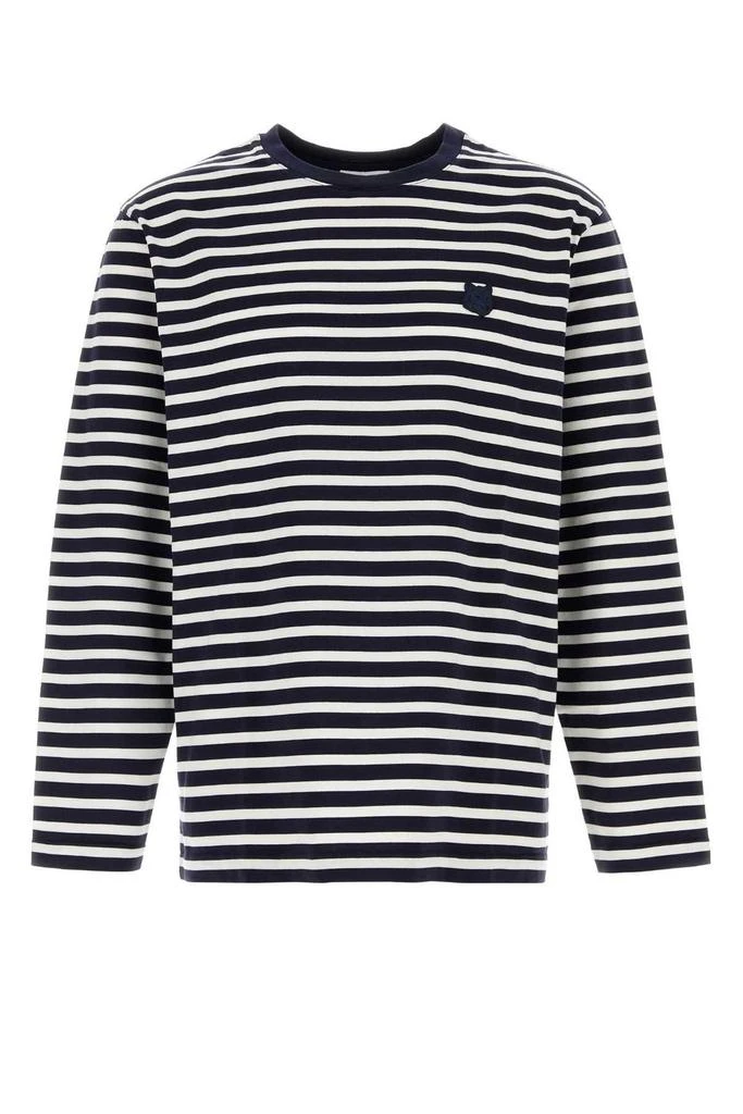 Maison Kitsune Maison Kitsuné Fox Head Long-Sleeved T-Shirt from Cettire