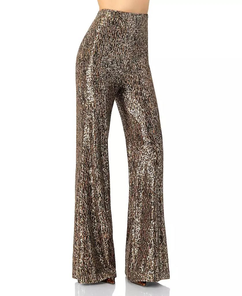 Ivonne Women
s Sequin Flared Trousers 4