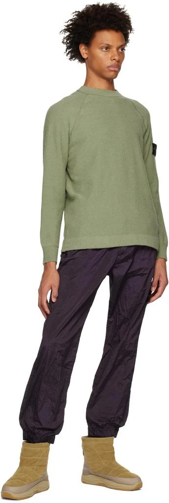 Stone Island Green Brushed Sweater 5