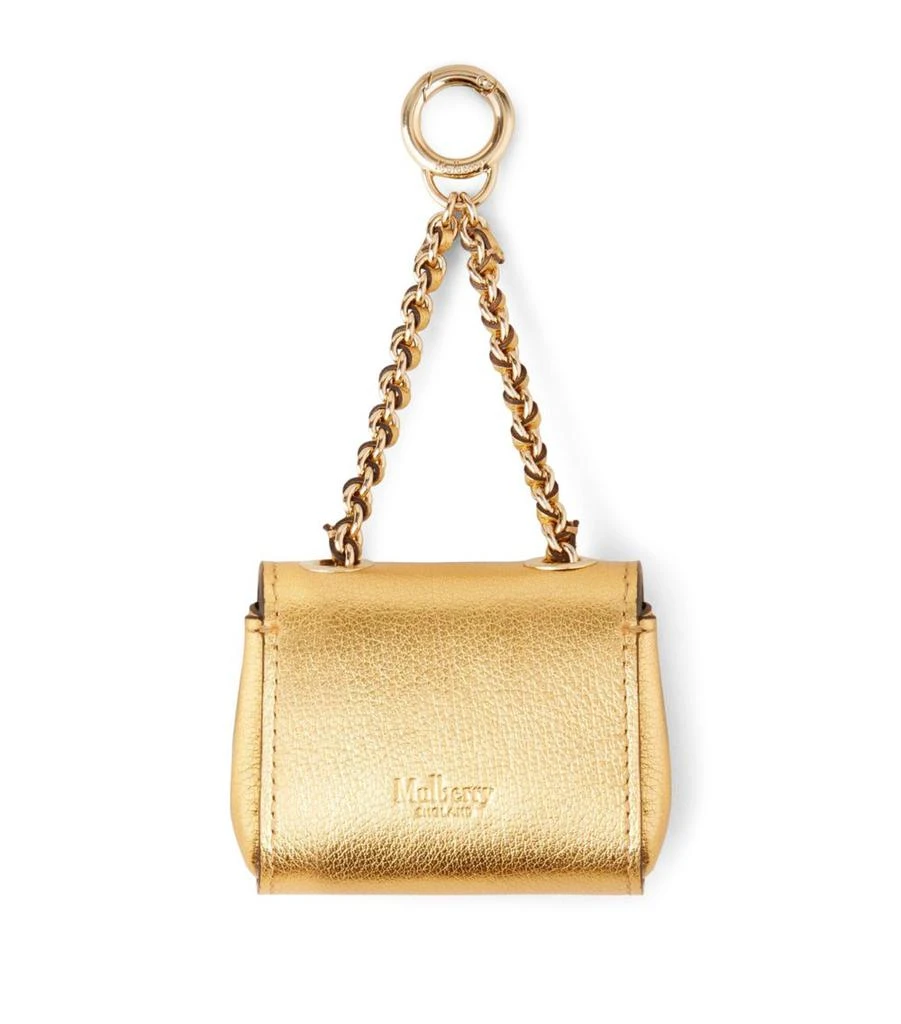 Mulberry Leather Lily Bag Charm Keyring 2
