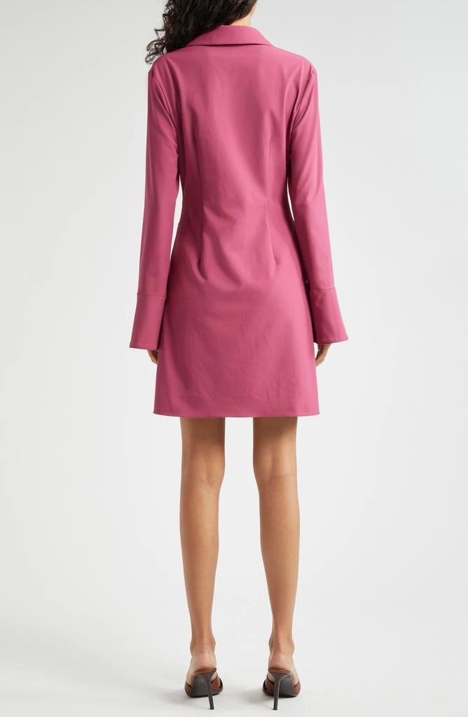 Cinq à Sept McKenna Front Twist Long Sleeve Mini Shirtdress 2