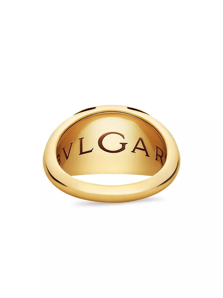 BVLGARI Cabochon 18K Yellow Gold Ring 4
