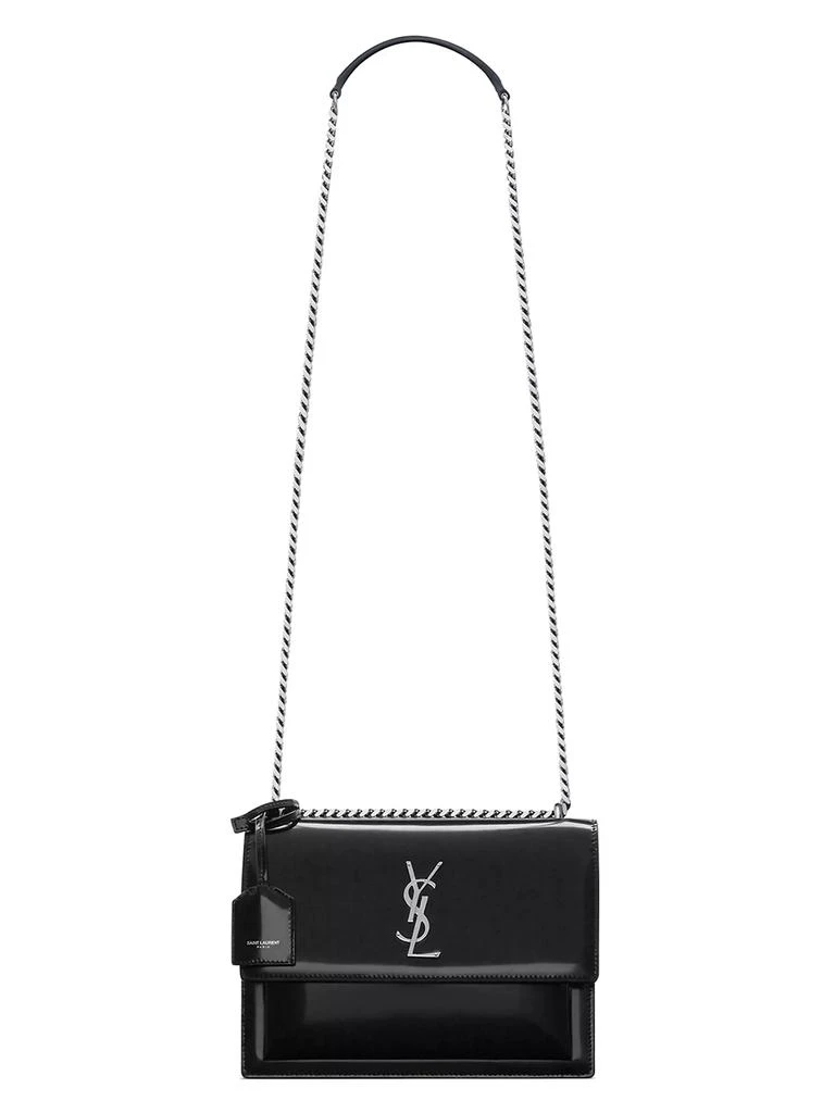 Yves Saint Laurent Sunset Medium Crossbody Bag In Shiny Leather 1