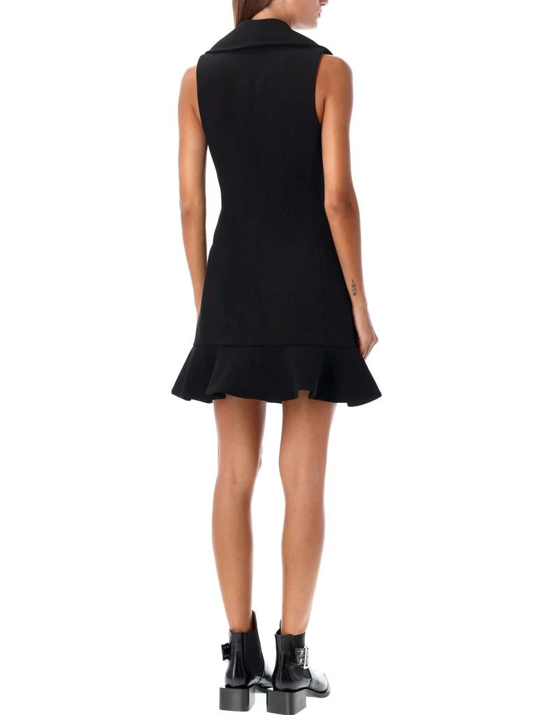 Ganni Ganni Bonded Crepe Mini Dress 3