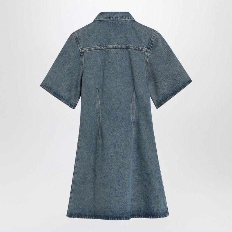 AMI MINI DRESS AMI DE COEUR IN DENIM