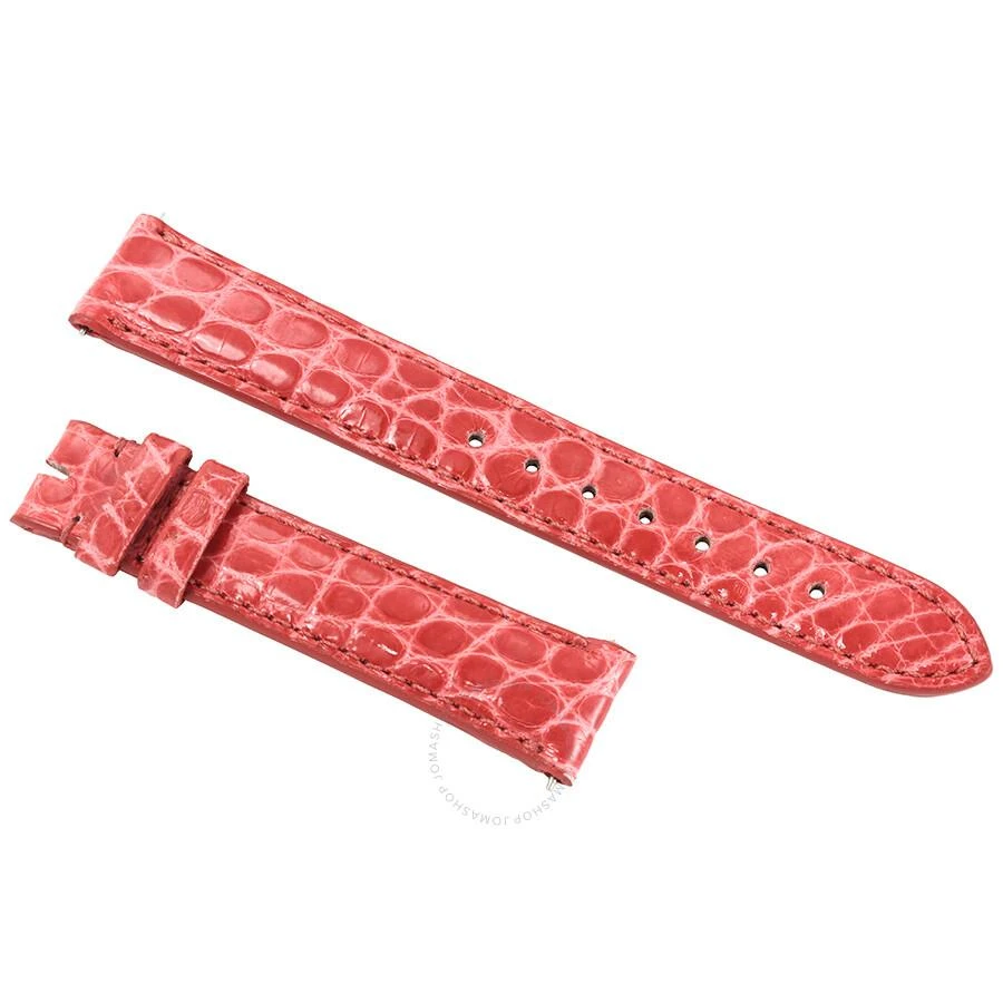 Hadley Roma 16 MM Coral Alligator Leather Strap 1