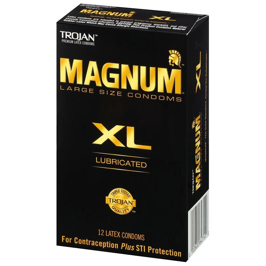 Trojan XL Large Size Lubricated Condoms Extra Large 3