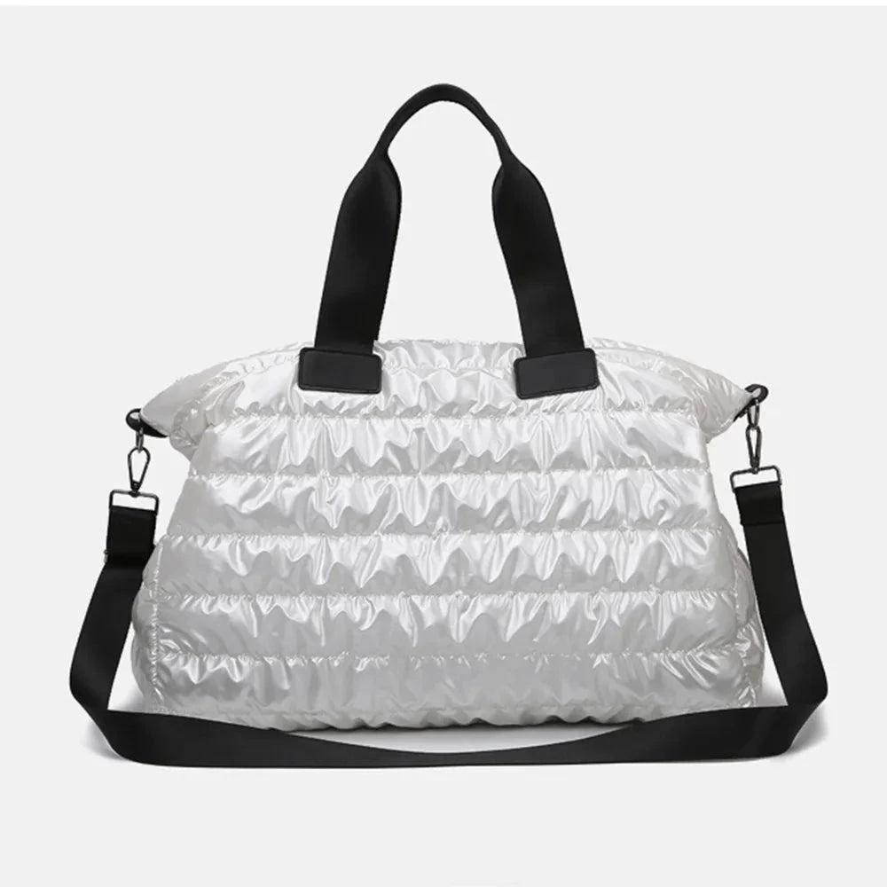 TRUEDAMES Quilted Nylon Oversize Travel Bag 5