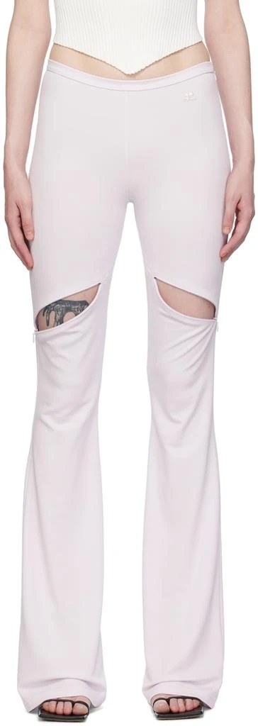 Courrèges Purple Ellipse Trousers 1
