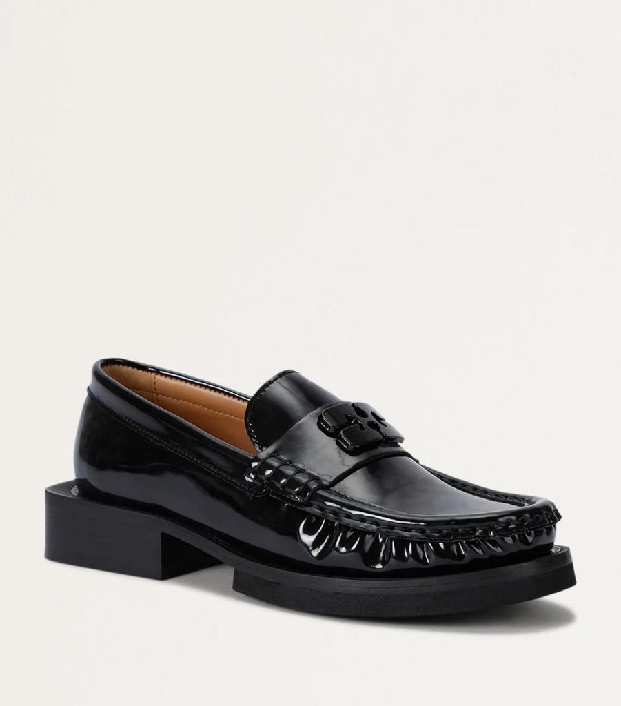 Ganni Butterfly-Logo Loafers 6