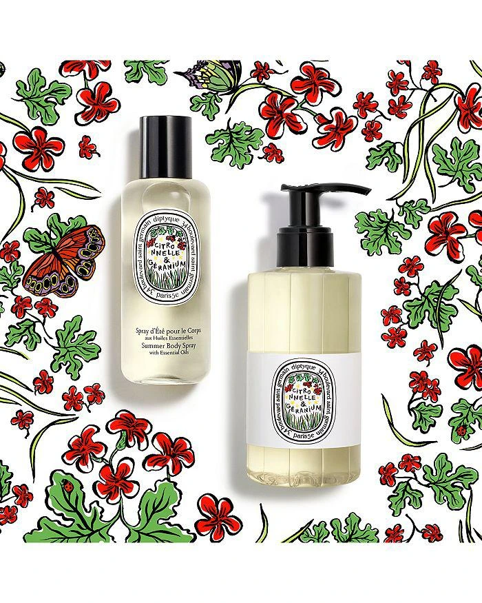 Diptyque Citronnelle (Lemongrass) & Geranium Summer Body Spray 3.38 oz. 7