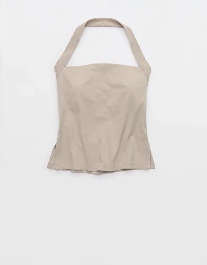 AE OFFLINE By Aerie Real Me XTRA Halter Tank Top 3