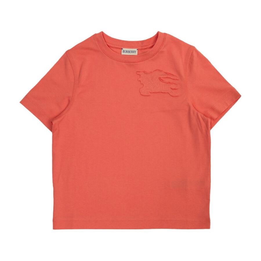 Burberry Burberry Kids Logo Patch Cotton T-Shirt, Size 8Y