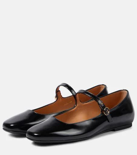 Tod's Polished leather Mary Jane flats 5