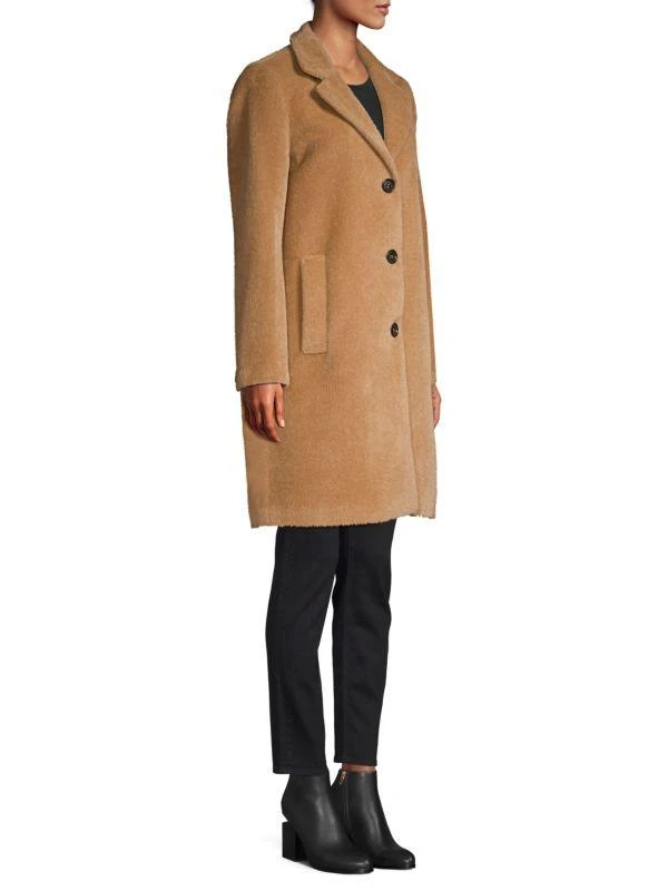 Jane Post Single-Breasted Alpaca & Wool Boy Coat 3