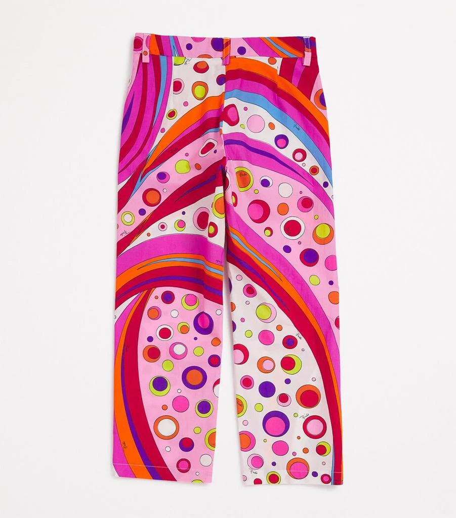 PUCCI Junior Cotton Print Straight Trousers (4-14 Years) 2