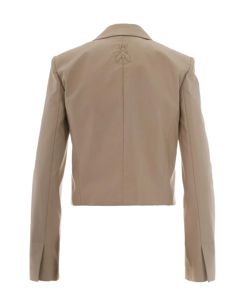 PATRIZIA Cropped Sand Beige Blazer 2