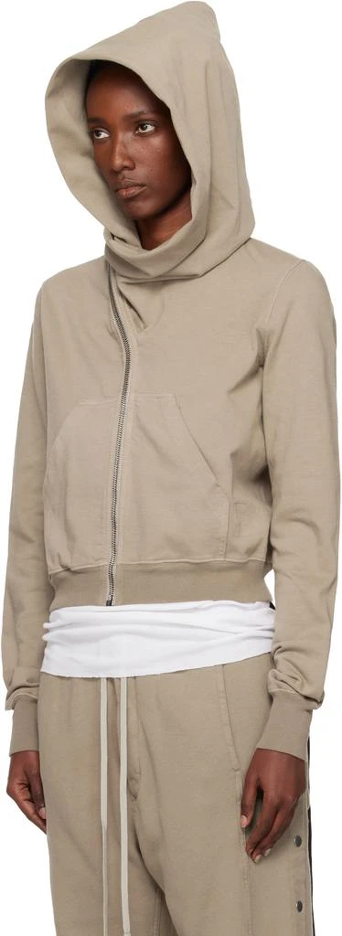 Rick Owens Taupe Concordians Mountain Hoodie 4
