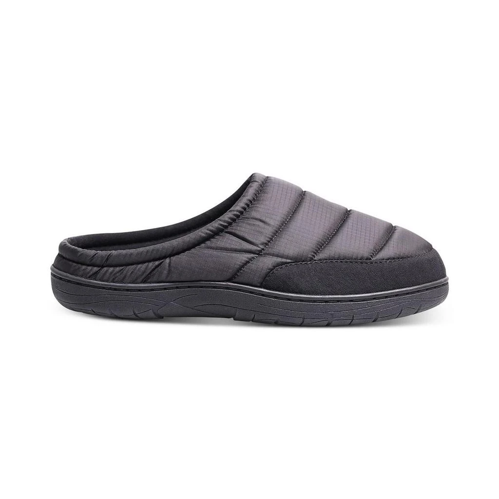Haggar Mens Quilted Slip On Slide Slippers 2
