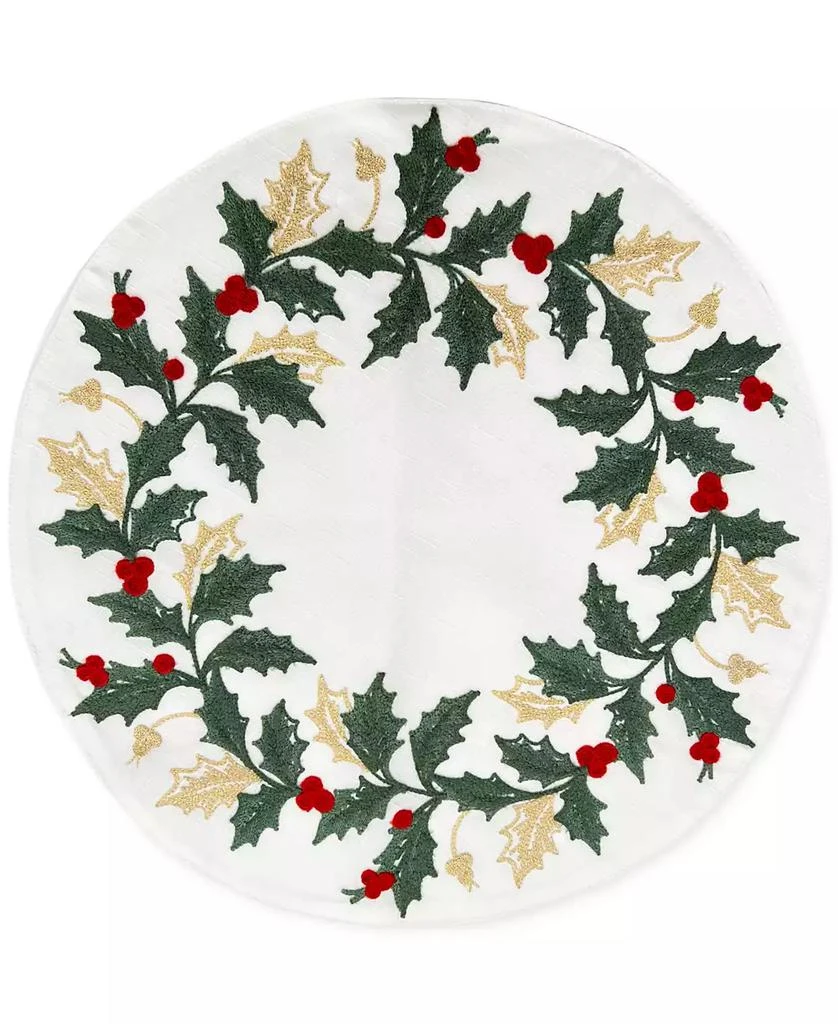 Macy
s Lenox Holiday Embroidered Placemat, 16"