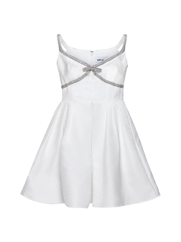 Self Portrait Self-Portrait Bow Detailed Off-Shoulder Mini Dress 1