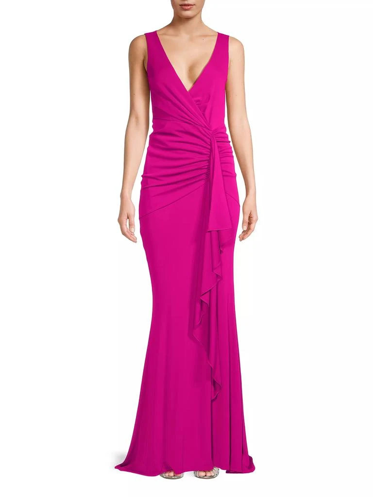 Donna Karan Cascade Sleeveless Draped Gown 3