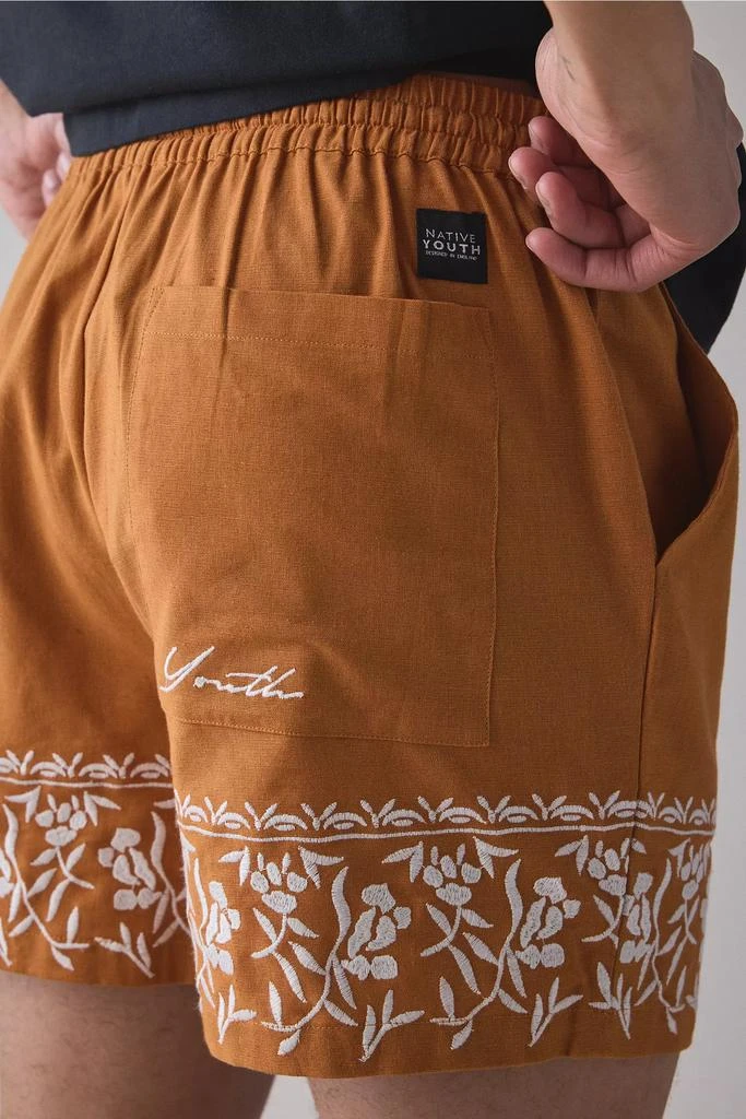 Native Youth Native Youth Kingsley Embroidered Short 4
