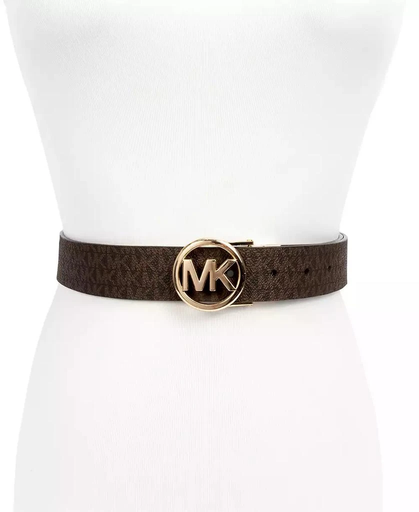 Michael Kors Reversible Logo with Logo Buckle Belt 7