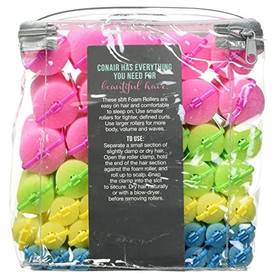 Conair Foam Self-Fastening Multi-Size Hair Rollers 2