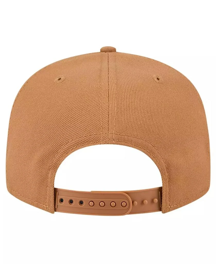 New Era Men's Tan New England Patriots Color Pack 9FIFTY Snapback Hat with Side Patch 2