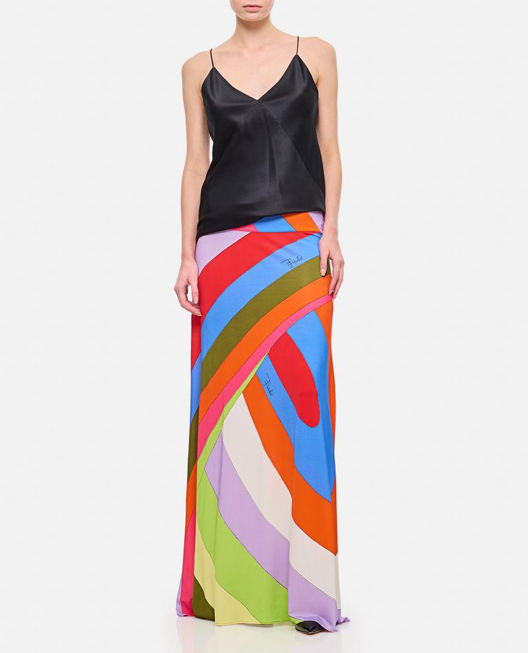 EMILIO PUCCI Jersey Satin Skirt