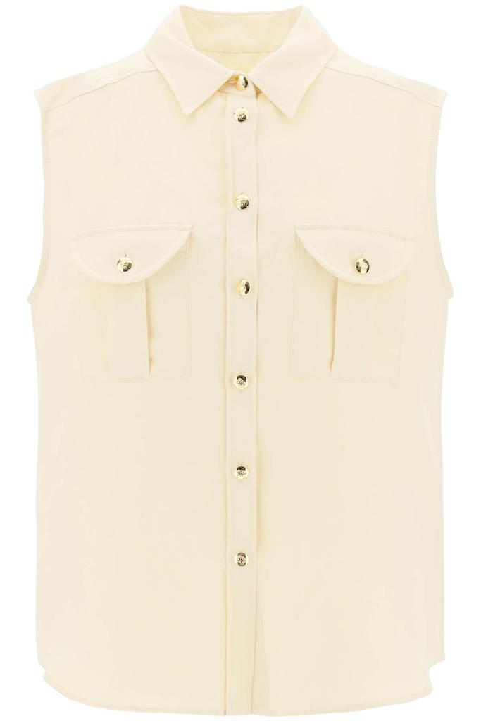 BLAZÉ MILANO savannah pekín sleeveless shirt