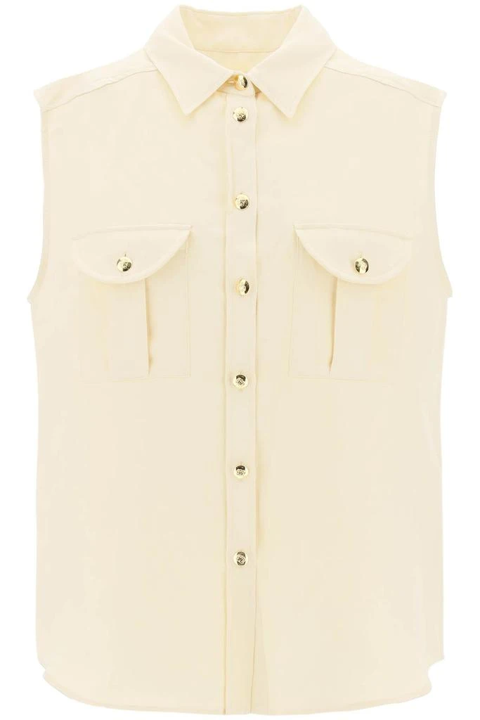 BLAZÉ MILANO savannah pekín sleeveless shirt 1