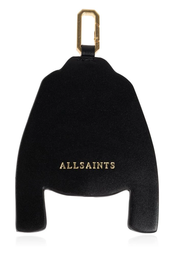 ALL SAINTS ‘Balfern’ leather keyring 2