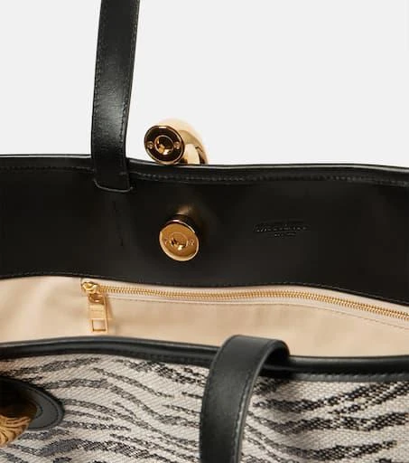 Jacquemus Le Bambola leather-trimmed tote bag 3