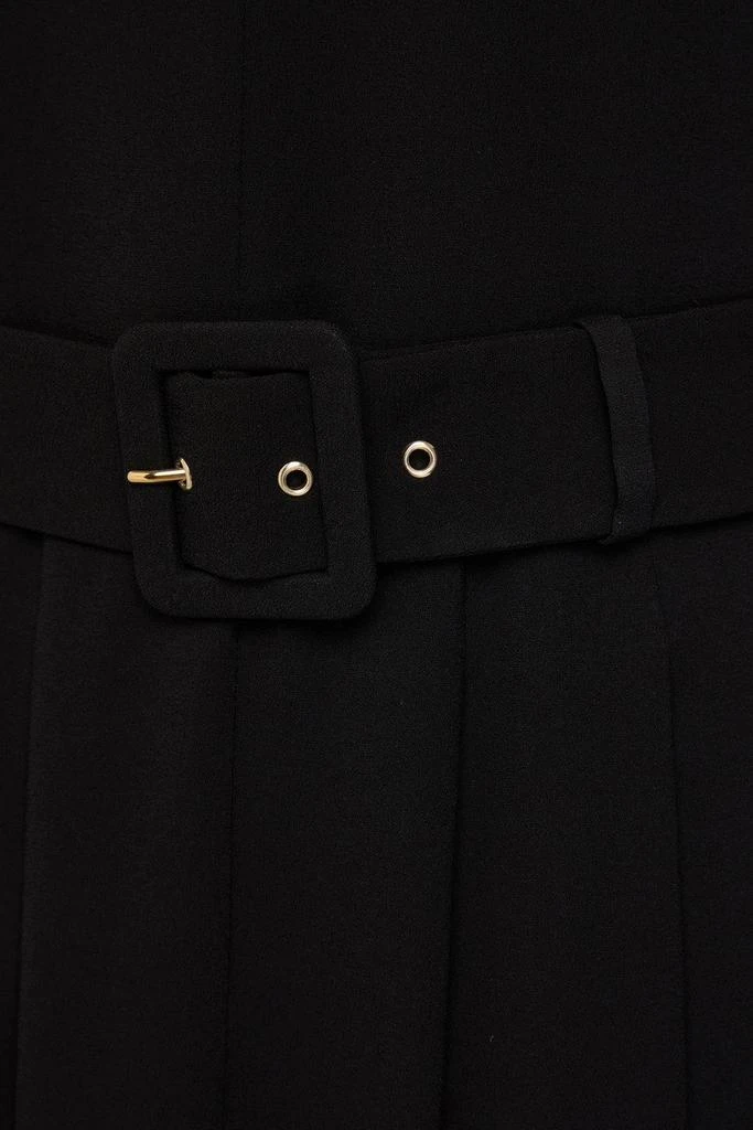 Alberta Ferretti Pleated crepe midi dress 4