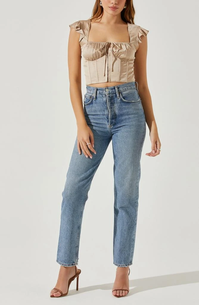 ASTR Milkmaid Cap Sleeve Top 3