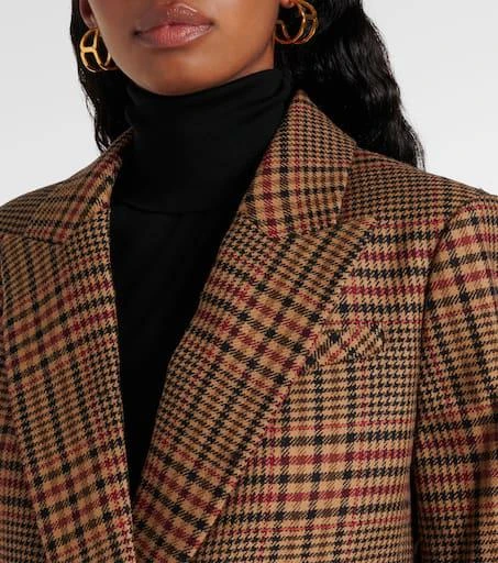 VERONICA BEARD Sevyn plaid virgin wool blazer 4