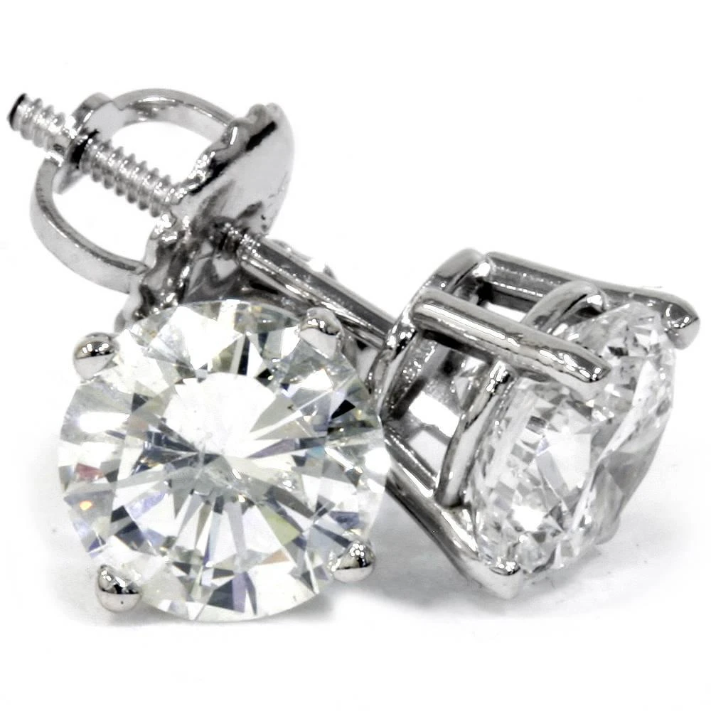 Pompeii3 Diamond Stud Earrings (2 ct. t.w.) in 14k White Gold 1